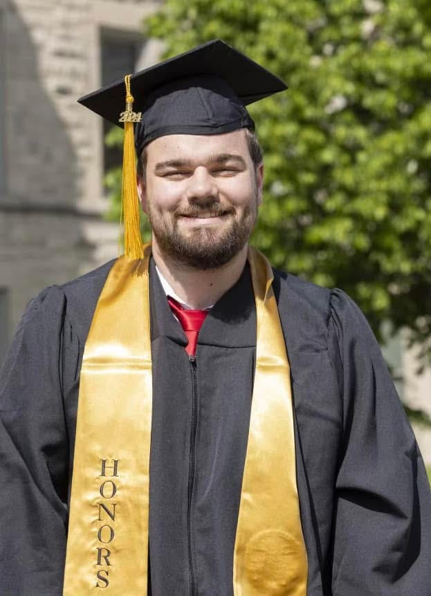 Myself during graduation from Northern Illinois University
